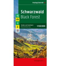 freytag & berndt Straßenkarte Schwarzwald 1:150.000 KOMPASS freytag & berndt