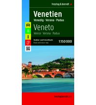 freytag & berndt Straßenkarte Venetien - Udine - Venedig - Padua 1:150.000 KOMPASS freytag & berndt