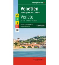 freytag & berndt Straßenkarte Venetien - Udine - Venedig - Padua 1:150.000 KOMPASS freytag & berndt