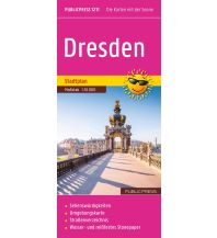Publicpress Stadtplan Dresden 1:16.000 KOMPASS freytag & berndt