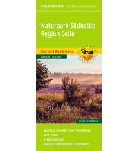 Publicpress Rad- und Wanderkarte Naturpark Südheide, Region Celle 1:50.000 KOMPASS freytag & berndt
