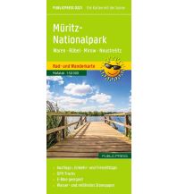 Publicpress Rad- und Wanderkarte Müritz-Nationalpark, Waren, Röbel, Mirow, Neustrelitz 1:50.000 KOMPASS freytag & berndt