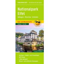 Wanderkarten Deutschland Publicpress Rad- und Wanderkarte Nationalpark Eifel, Nideggen, Monschau, Schleiden 1:50.000 KOMPASS freytag & berndt
