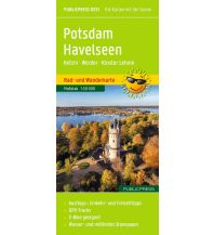 Wanderkarten Deutschland Publicpress Rad- und Wanderkarte Potsdam, Havelseen, Ketzin, Warder, Kloster Lehnin 1:50.000 KOMPASS freytag & berndt