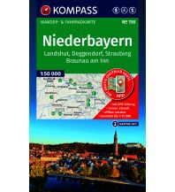 KOMPASS Wanderkarten-Set 158 Niederbayern (2 Karten) 1:50.000 KOMPASS freytag & berndt