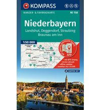 KOMPASS Wanderkarten-Set 158 Niederbayern (2 Karten) 1:50.000 KOMPASS freytag & berndt