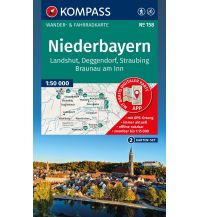 KOMPASS Wanderkarten-Set 158 Niederbayern (2 Karten) 1:50.000 KOMPASS freytag & berndt