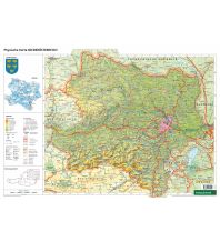 Schulhandkarten f&b Schulhandkarte - Niederösterreich 1:450.000 KOMPASS freytag & berndt
