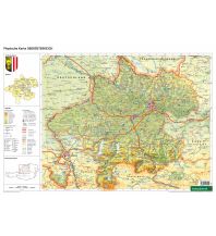 Wanderkarten f&b Schulhandkarte gefalzt - Oberösterreich 1:400.000 KOMPASS freytag & berndt