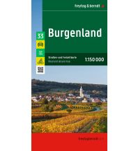 Road Maps Austria Burgenland, Straßen- und Freizeitkarte 1:150.000, freytag & berndt KOMPASS freytag & berndt