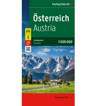 Road Maps Austria Österreich, Straßenkarte 1:500.000, freytag & berndt KOMPASS freytag & berndt