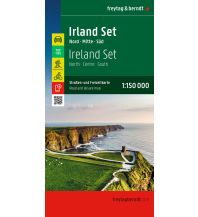 Straßenkarten Irland Irland, Straßen- und Freizeitkarten-Set 1:150.000, freytag & berndt KOMPASS freytag & berndt