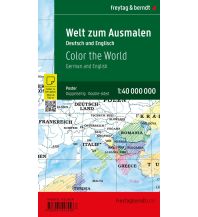 Poster und Wandkarten Wandkarte: Entdecke die Welt / Explore the World 1:40.000.000 KOMPASS freytag & berndt