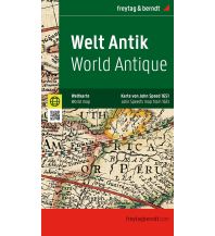 Poster and Wall Maps Welt antik, Karte von John Speed 1651, Poster KOMPASS freytag & berndt