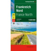 Straßenkarten Frankreich Frankreich Nord, Straßenkarte 1:500.000, freytag & berndt KOMPASS freytag & berndt