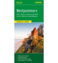 Straßenkarten Polen Polen - PL 001 1:200.000 KOMPASS freytag & berndt