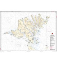 Seekarten Nordatlantik Dänische Seekarte 82, Faroe Islands - Northern Part/Färöer Nord 1:100.000 Danish Hydrographic Office