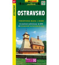 Wanderkarten Tschechien SHOCart WK 67 Tschechien - Ostravsko 1:50.000 Shocart