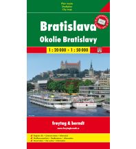 Bratislava a okolie / Pressburg und Umgebung (Stadtplan 1:20.000 + Wanderkarte 1:50.000) SHOCart