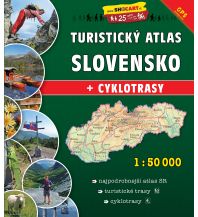 Touristische Wanderatlas Slowakei (1:50.000) Shocart