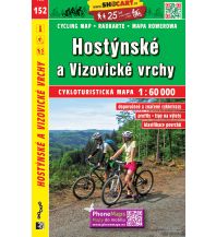 Radkarten Tschechien SHOcart Radkarte 152 - Hostynske a Vizovicke vrchy 1:60.000 Shocart