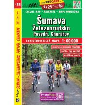 Radkarten Tschechien SHOcart Radkarte 155 - Sumava, Zeleznorudsko 1:60.000 Shocart