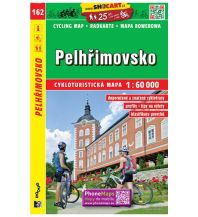 Radkarten Tschechien SHOcart Cycling Map 162 Tschechien - Pelhrimovsko 1:60.000 Shocart