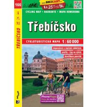 Radkarten Tschechien SHOcart Cycling Map 166 - Trebicsko 1:60.000 Shocart