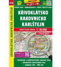 Wanderkarten SHOCart 416, Krivoklatsko, Rakovnicko, Karlstejn 1:40.000 Shocart
