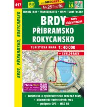 Wanderkarten SHOCart 417, Brdy, Pribramsko, Rokycansko 1:40.000 Shocart