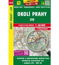 Wanderkarten SHOCart 419, Okoli Prahy Jih 1:40.000 Shocart