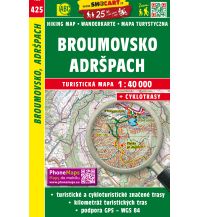 Wanderkarten SHOcart 425, Broumovsko, Adrspach 1:40.000 Shocart