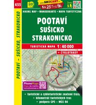 Wanderkarten Tschechien SHOCart WK 433 Tschechien - Pootavi, Susicko, Strakonicko 1:40.000 Shocart