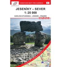 Wanderkarten Tschechien Jeseníky sever/Altvatergebirge Nord 1:25.000 Geodézie