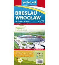 Stadtpläne Galileos Stadtplan - Breslau Wroclaw damals und heute 1:20.000 Galileos Polska