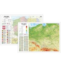 Schulhandkarten Schulhandkarte Polen 1:1.700.000 ArtGlob Poland