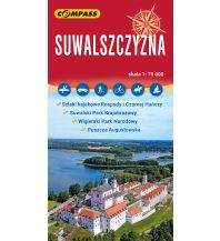 Wanderkarten Polen Compass Polen Mapa turystyczna Suwalszczyzna 1:75.000 Compass Polska