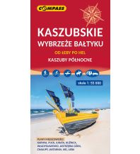 Wanderkarten Polen Compass Polen Mapa turystyczna Kaszubskie wybrzeże Bałtyku 1:55.000 Compass Polska