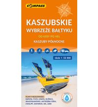 Wanderkarten Polen Compass Polen Mapa turystyczna Kaszubskie wybrzeże Bałtyku 1:55.000 Compass Polska