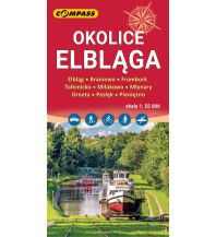 Wanderkarten Polen Compass Polen Mapa turystyczna Okolice Elbląga 1:55.000 Compass Polska