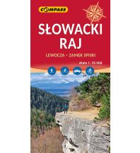 Wanderkarten Slowakei Compass Polen Mapa turystyczna Słowacki raj/Slowakisches Paradies 1:35.000 Compass Polska