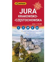 Wanderkarten Polen Compass Polen Mapa turystyczna Jura Krakowsko-Częstochowska 1:50.000 Compass Polska