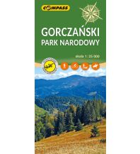 Wanderkarten Polen Compass Polen Mapa turystyczna Gorczański Park Narodowy 1:25.000 Compass Polska