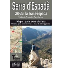Wanderkarten Spanien El Tossal WK Spanien - Serra d'Espada 1:30.000 El Tossal Cartografies