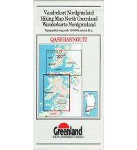Wanderkarten Dänemark + Färöer Udvalget Wanderkarte 17 Grönland - Qasigiannguit 1:100.000 Udvalget for Vandreturisme i Grønland