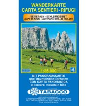 Seiseralm, Schlerngebiet / Alpe di Siusi, Sciliar 1:25.000 Tabacco