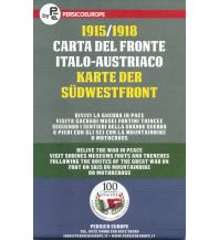 Straßenkarten Alfio Scarpa, Lucio Fabi - 1915/1918 - Karte der Südwestfront Transalpina Libreria Internazionale Editrice