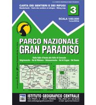 Wanderkarten Italien IGC-Wanderkarte 3, Parco Nazionale Gran Paradiso 1:50.000 IGC