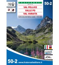 Hiking Maps Italy Fraternali-Wanderkarte 50-2, Val Pellice, Val Po, Val Varaita 1:50.000 Fraternali