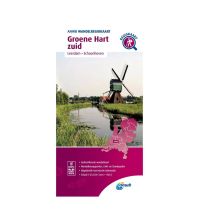 Hiking Maps Europe ANWB Wandelregiokaart Groene Hart Zuid 1:33.333 ANWB